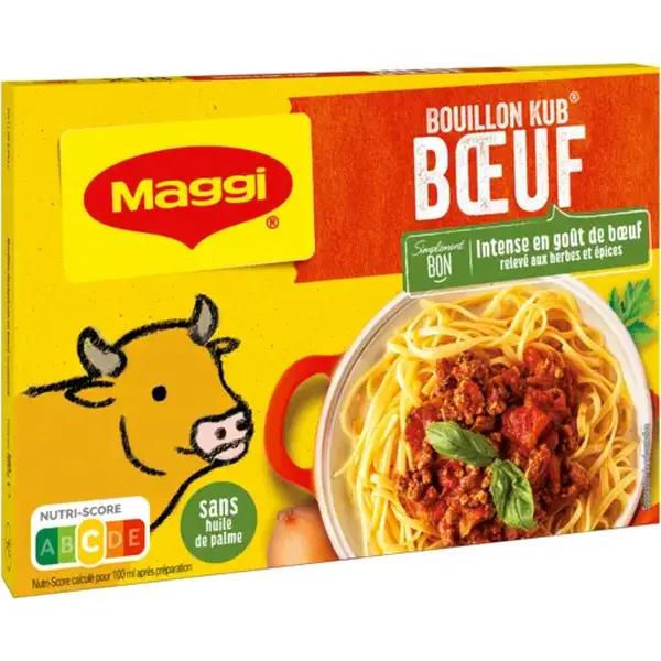 Maggi Beef Cube x18 180g - Delicious Beef Flavor Food 0