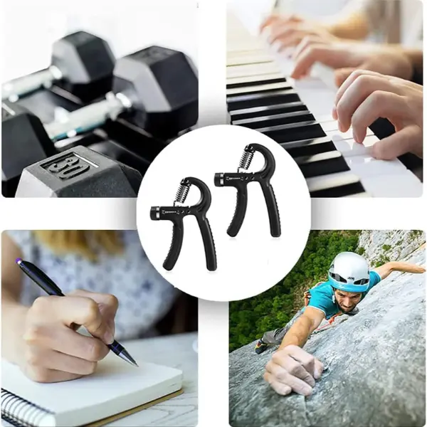Adjustable Forearm Strengthener with Stainless Steel Spring - Gripper 5-60 kg Grip Exerciser for Strong Wrists, Fingers, Forearm, Hands 6