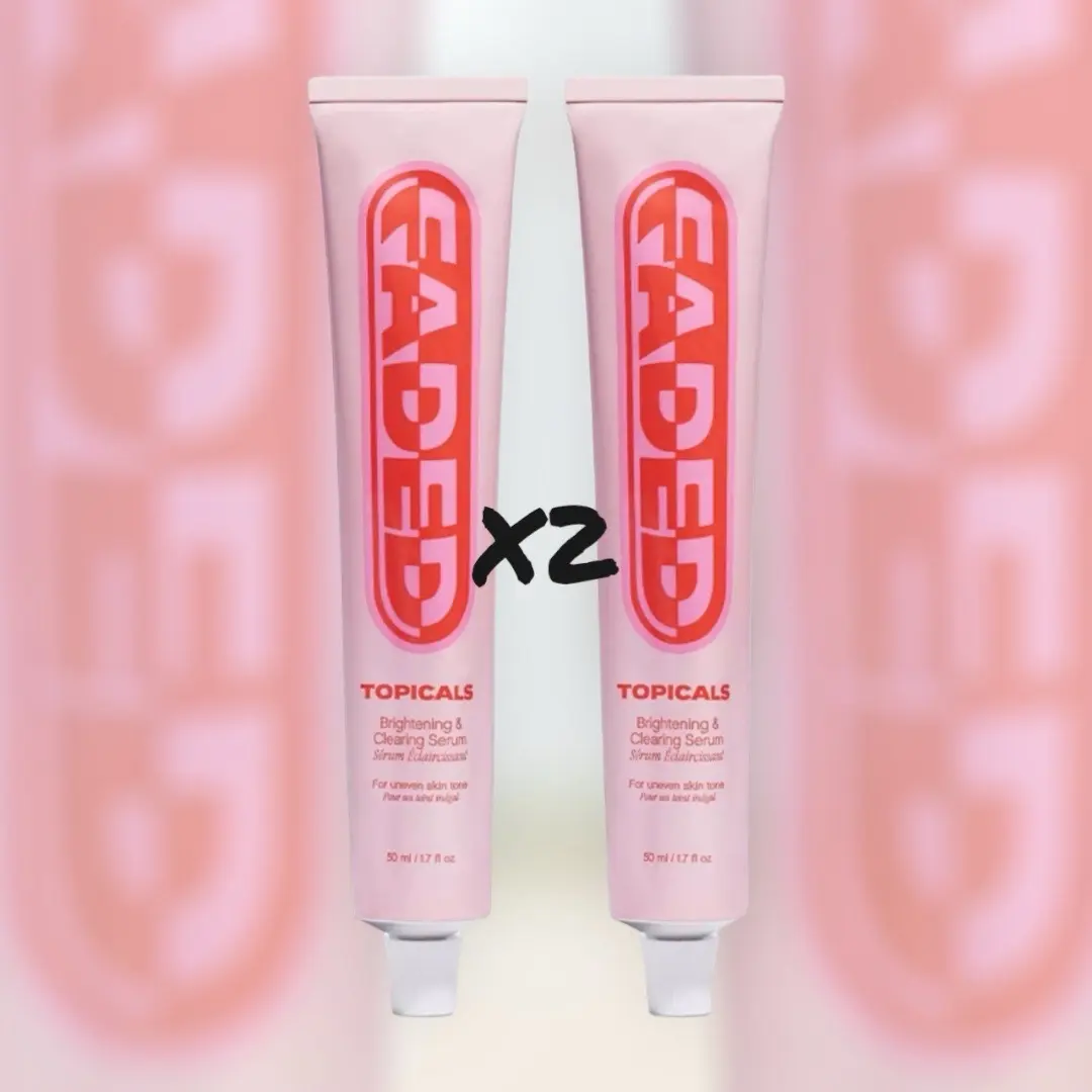 2x Topicals faded brightening serum for uneven skin tone