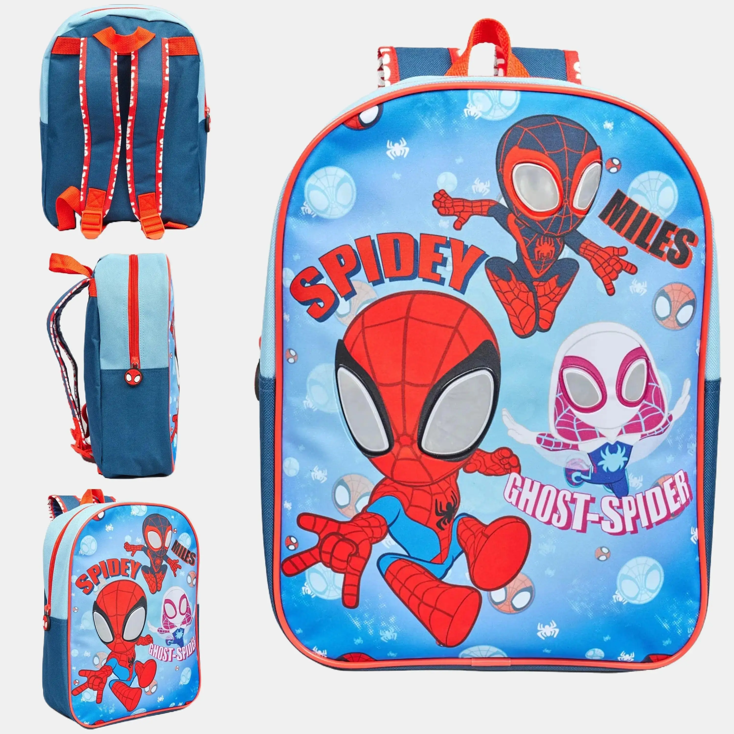 [SCL Clothing] Spidey and His Amazing Friends Backpack Character Rucksack School Bag Childrens Kids Boys Nursery Summer Travel Holiday Gift