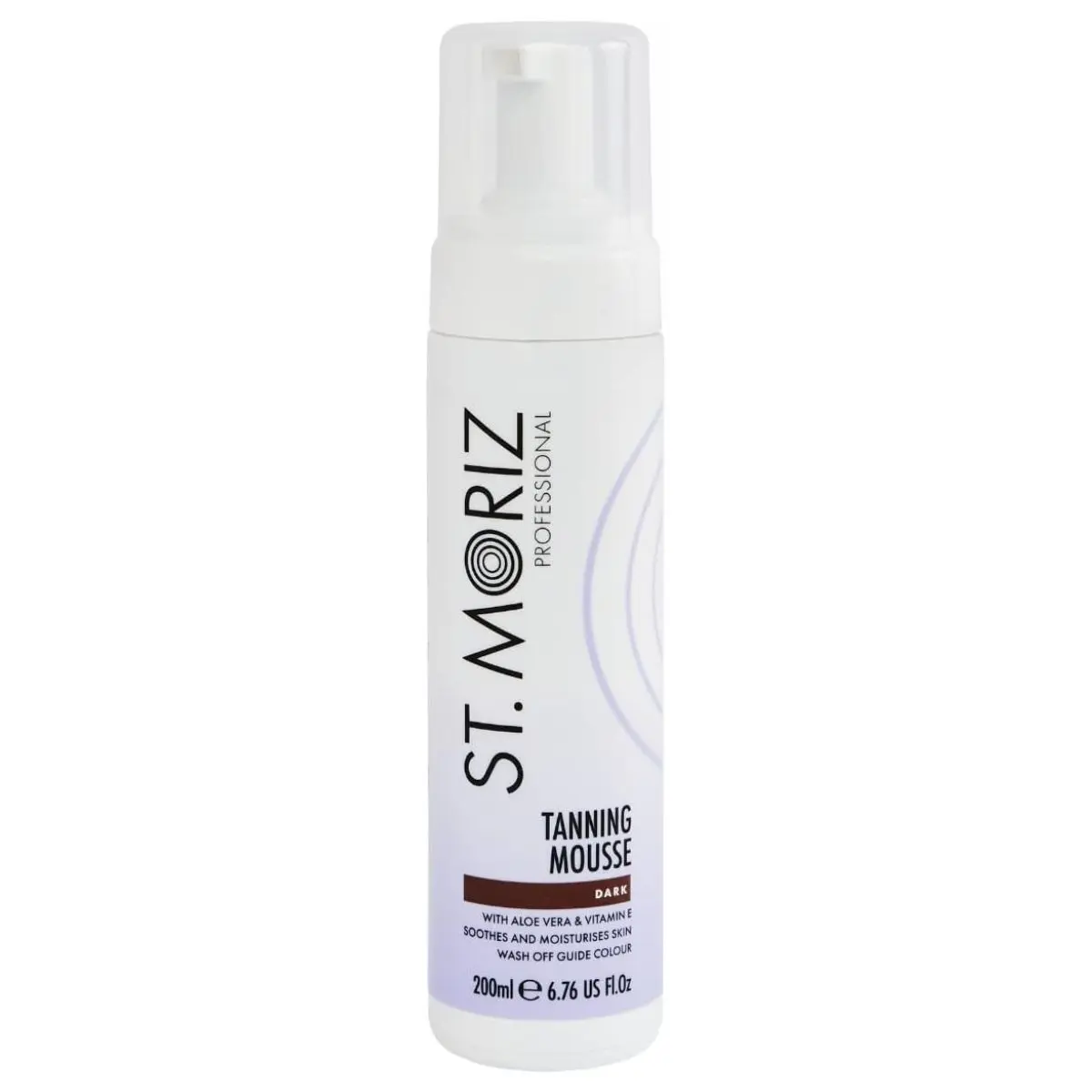 St. Moriz Professional Dark Self Tanner Mousse - Sunless Instant Self Tanning Foam for a Deep, Natural Looking Fake Tan - Moisturizing Tanning Foam – With Aloe Vera & Vitamin E (200ml) Body Care Moisturizer Comfort Moisture Hydrating Skincare