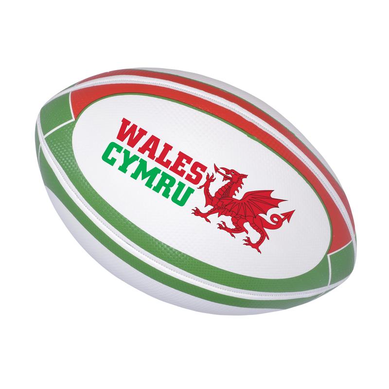 Wales Rugby Ball Size 5 | Rugby Training Ball | Outdoor Games 0