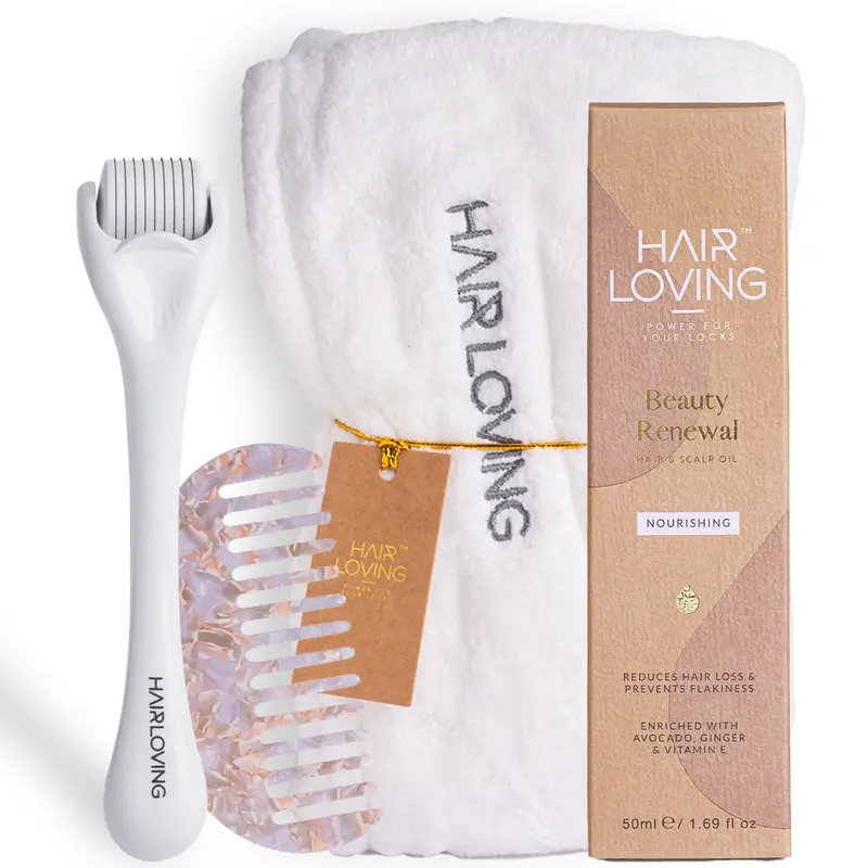 Deluxe Hair Care Pamper Box - All Natural, All Inclusive Hair Care for hair loss Conditioning Haircare Gift kit bundle Conditioner kit for hair loss 2