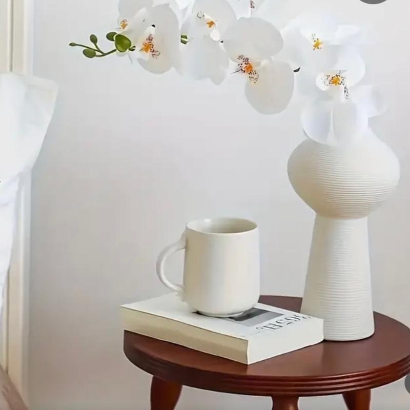 Decorative Lifelike Artificial Orchid for Home Office without  the vase 3
