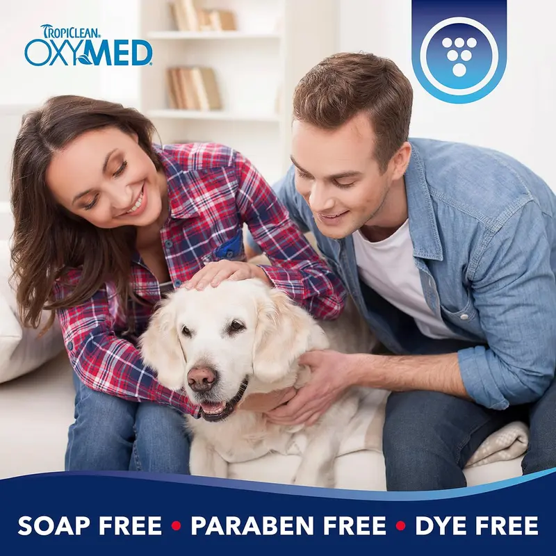 TropiClean OxyMed Medicated Dog Ear Cleaner for Pets - Ear Cleaning Solution & Treatment - Quickly Dissolves Wax, Reduces Odour, Promotes Healthy Ear Hygiene - Ear Cleaner, 118ml 4
