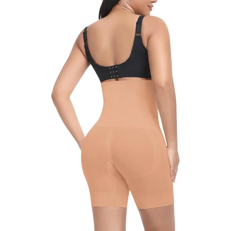 PloppyDolly 3PK Flexible Tummy Control Body Shaper Shorts, High Waisted Thigh Slimmer Smooths & Shapes Your Waist, Hips, and Thighs | Perfect for Everyday Wear or Special Occasions | Comfortable, Breathable Fabric for All-Day Support! Shapewear Womenswear 3