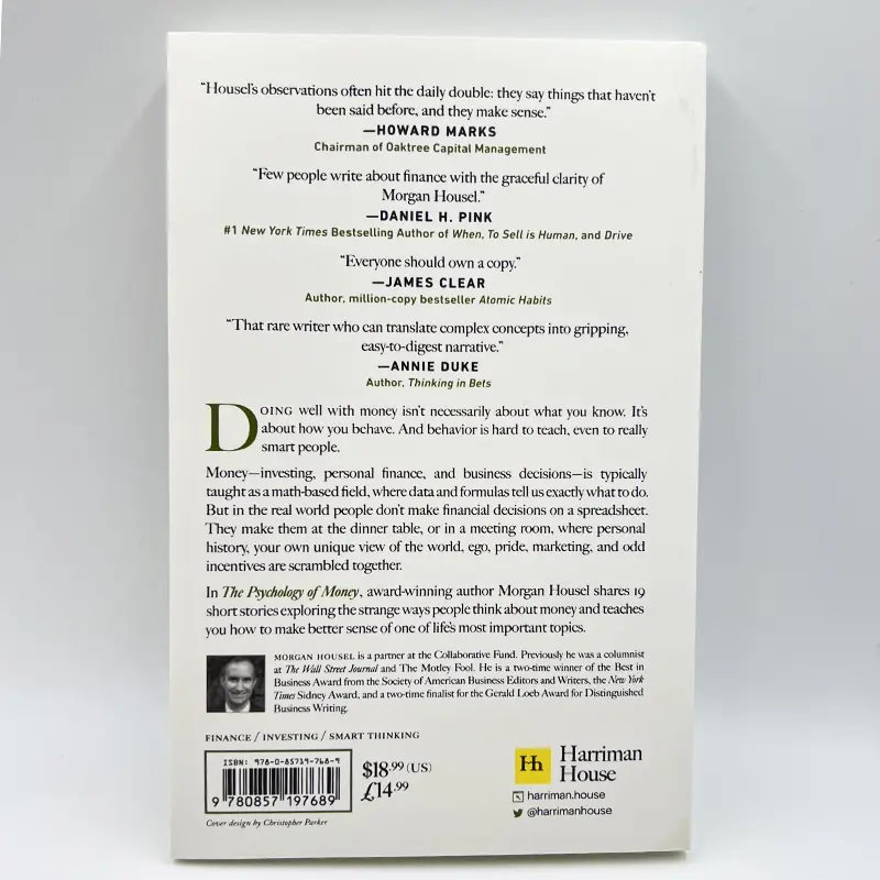 The Psychology of Money— Timeless Lessons on Wealth, Greed, Happiness Finance Books for Adult 1