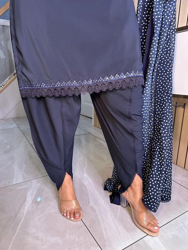 Afsana - Navy Cutout 3