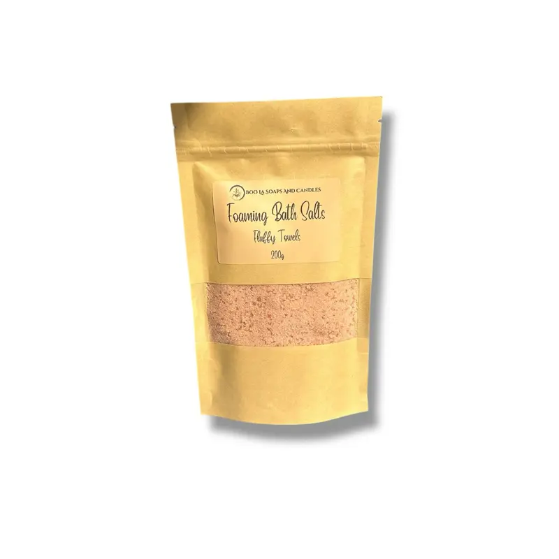 Fluffy towels foaming bath salts