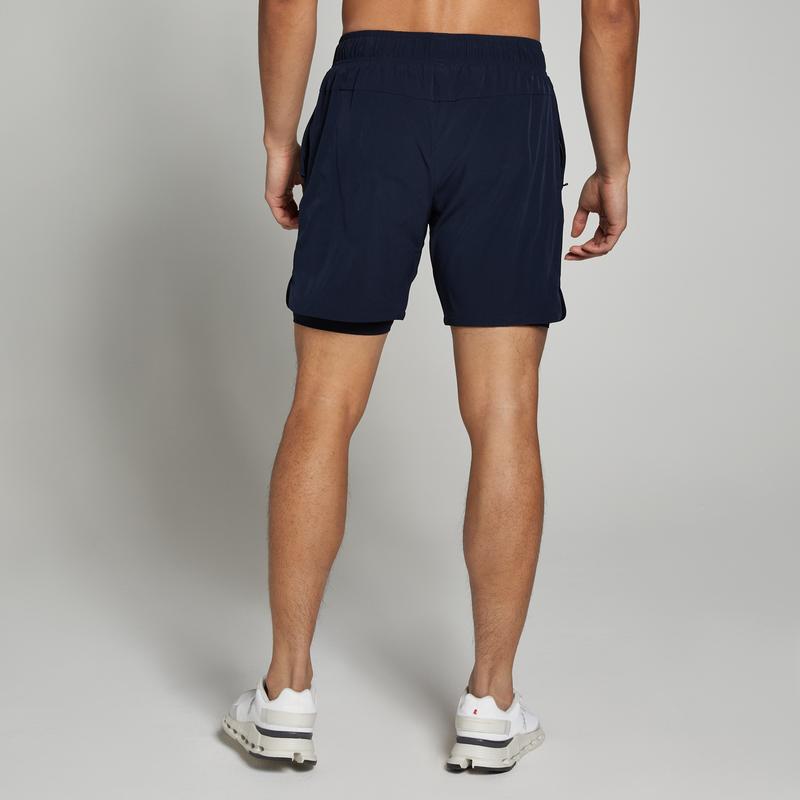 MP Men's 2-in-1 Training 7" Shorts - Navy 1