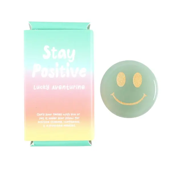 Stay Positive Aventurine Happy Face Crystal 4