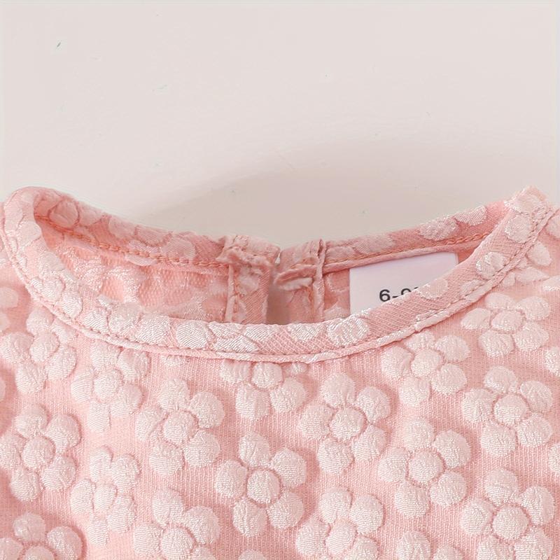 Product Introduction of 3pcs Fashion Casual Girl Butterfly Style Long Sleeve Ruffle Short Top + Sleeveless Mesh Butterfly Dress + Bow Hair Tie 9