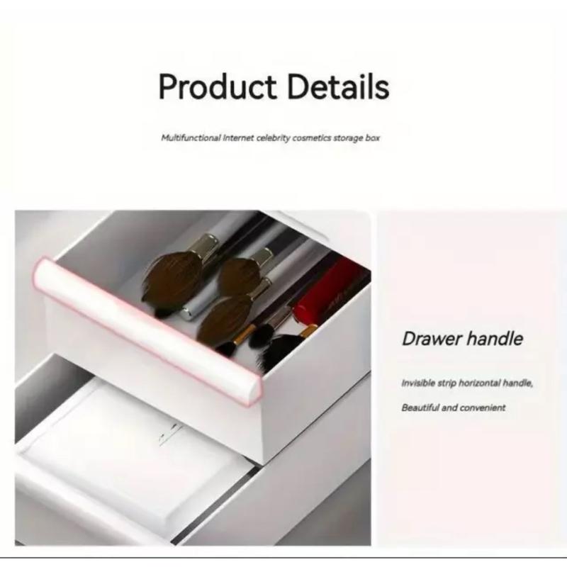 Desktop Storage Box Makeup Drawers Organizer Box Jewelry Container Case Cosmetic 5