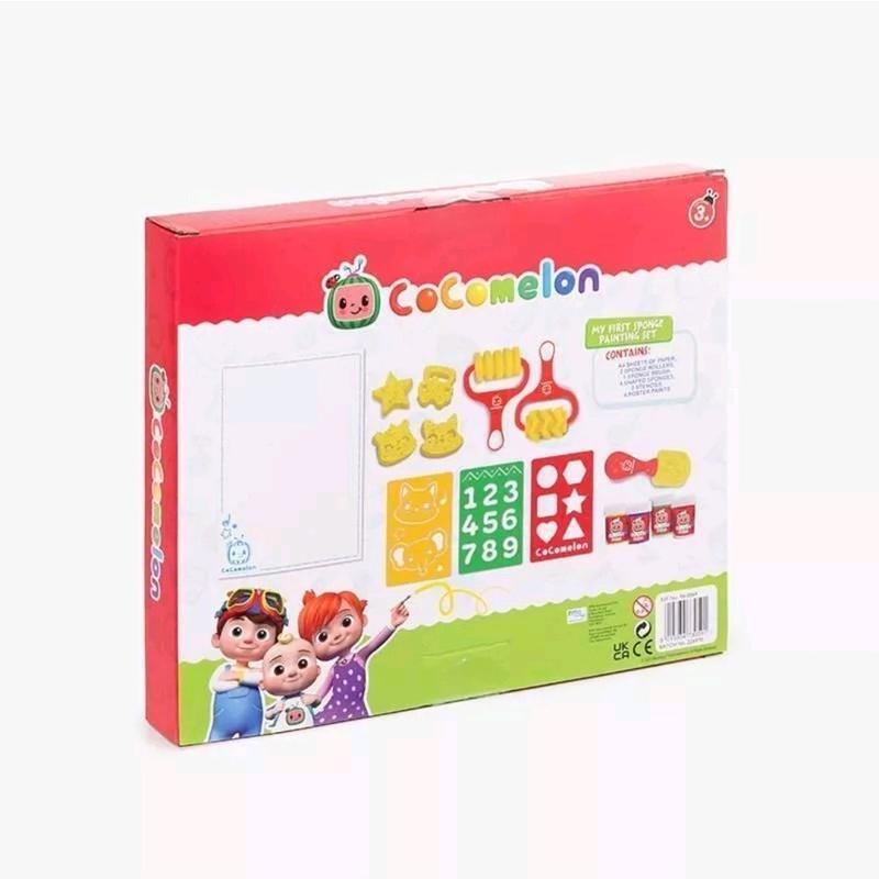 Cocomelon My First Sponge Painting Kit | Paints Stencils Sponges 2