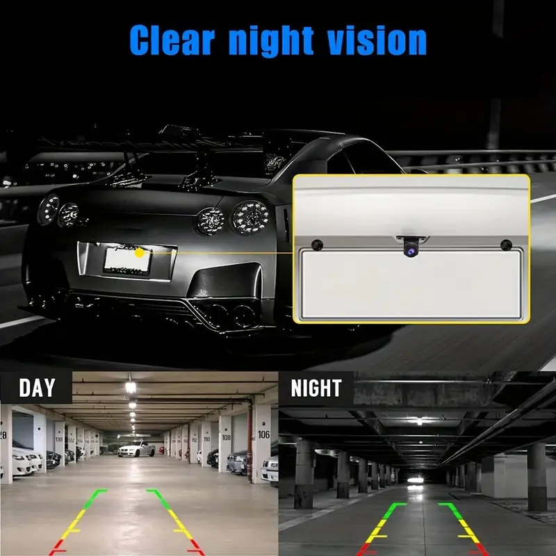 HD Night Vision Rear View Camera -Backup Camera with Easy Installation for Safe Reverse Parking and Crystal-Clear Video Quality 3
