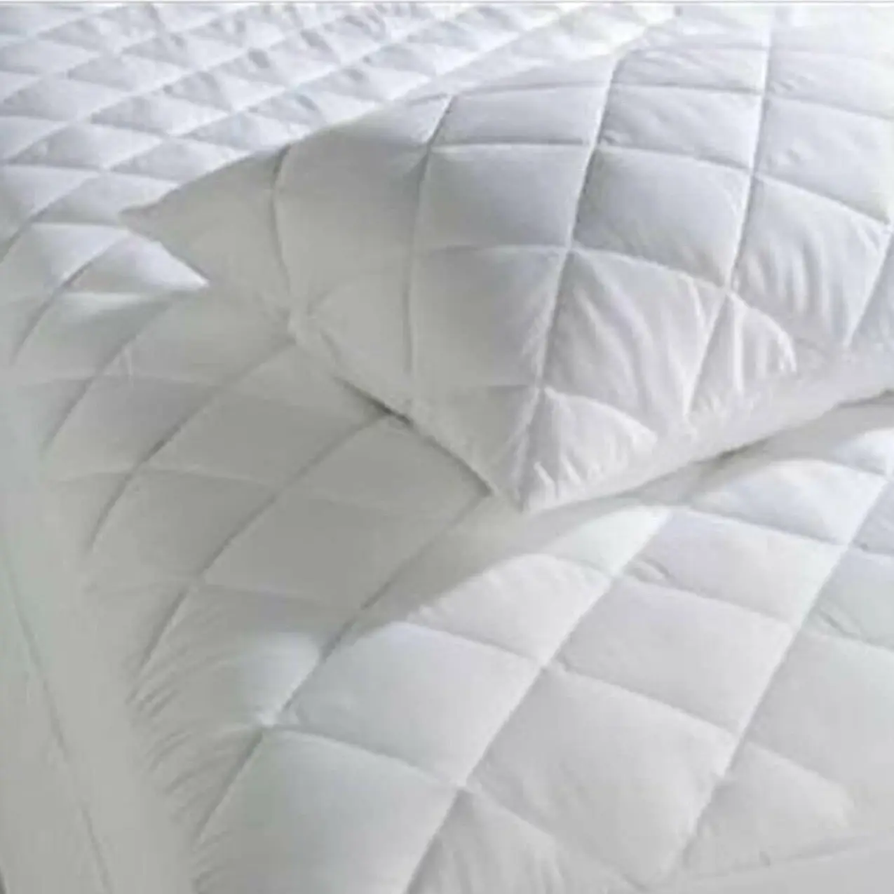 Extra Deep Quilted Non-Allergic Mattress Protector with Adjustable Skirt - Machine Washable All UK Sizes topper for
