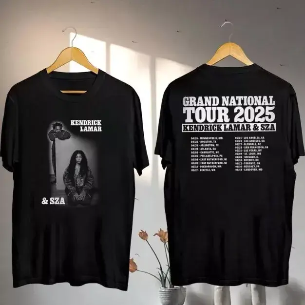 Kendrick Lamar 2025 Grand National Tour T-Shirt, Kendrick Lamar SZA Tshirt