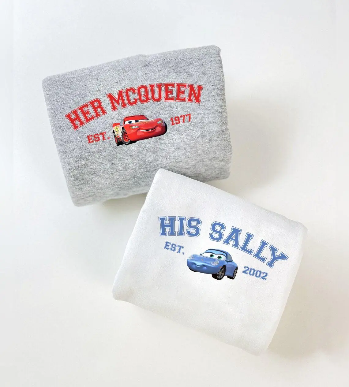 Vintage M.c.Q.u..een and Sally Character Sweatshirt, Cartoon Movie Shirt, Family Trip Shirt, Birthday Gift PK531-532