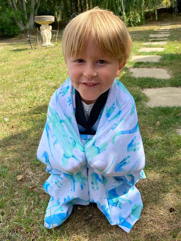 Sensory Hugs. Sensory Dinosaur Design Body Sock / Sack in 4 sizes 4