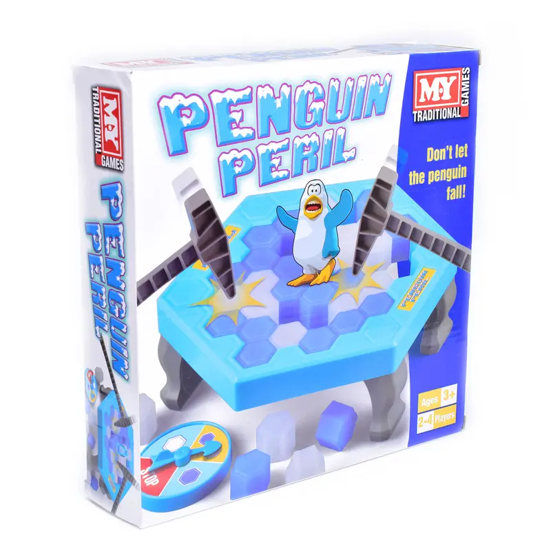 M.Y Penguin Peril Family Board Game | 2-4 Player Childrens Family Fun Game | Ice Breaker, Penguin Drop Challenge 2