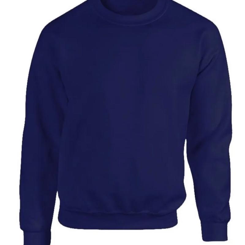 Mens Sweatshirt Plain Jersey Jumper Sweater Pullover Work Casual Leisure Neck Menswear Hoodie Tops Long Sleeve Crewneck Round Neck Cotton Fabric 3