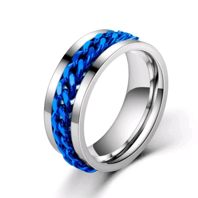 Chain Anxiety Fidget Spinning Ring is a unique and trendy piece of jewellery perfect for Anyone Who Need To Release Negative Energy 2