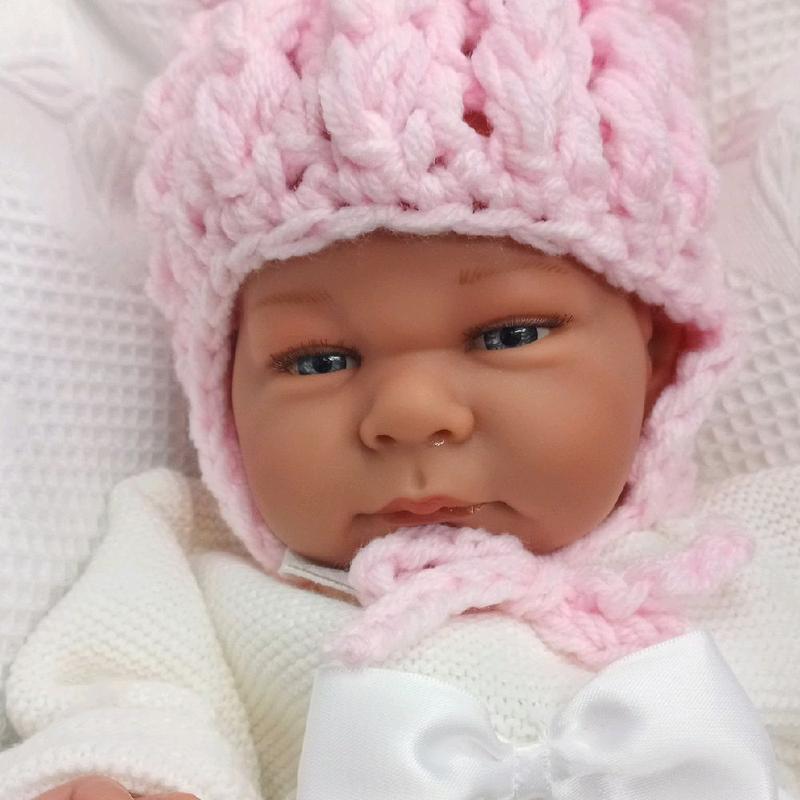 hand crochet unisex helmet style hats comes in 3 colours 2