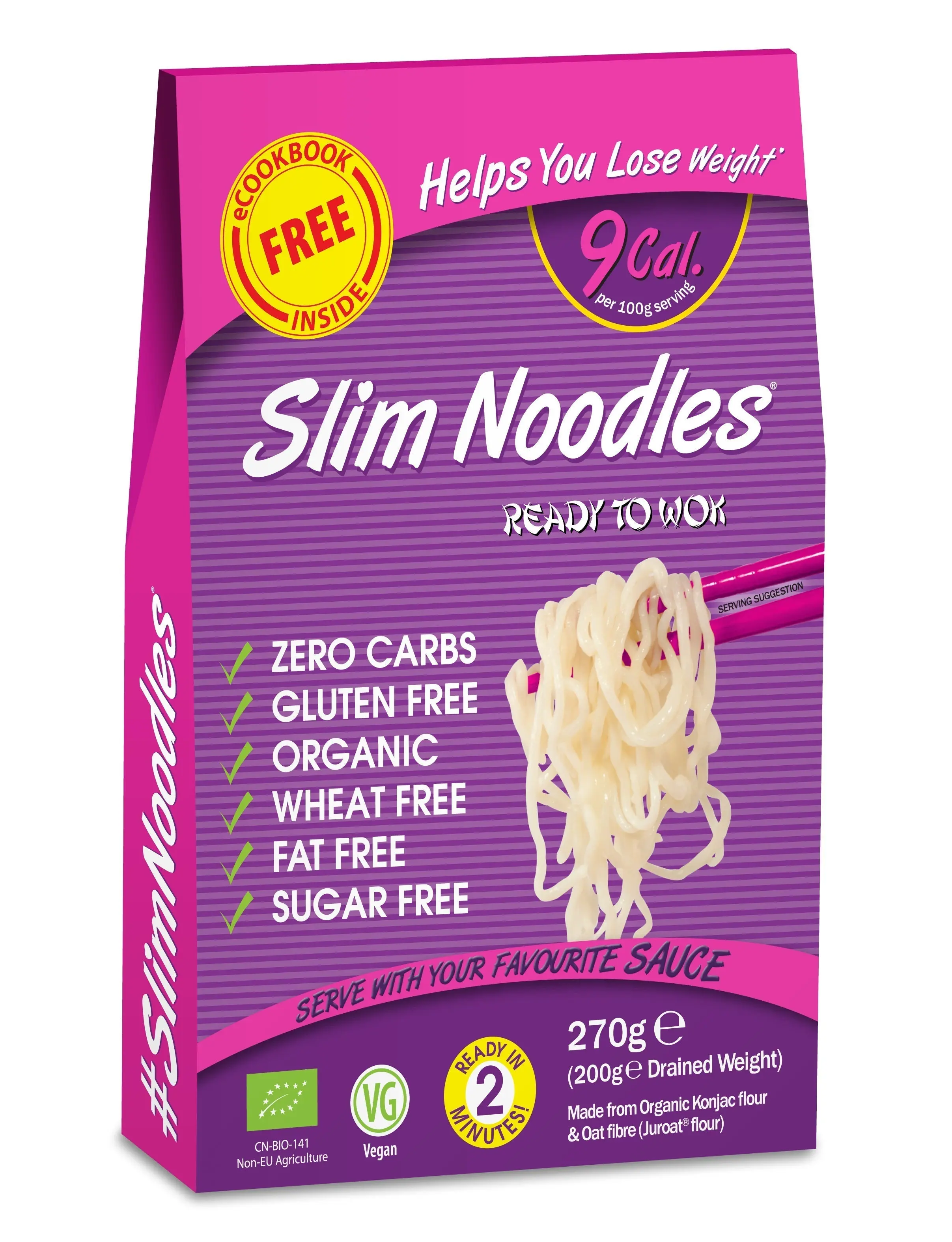 Slim Noodles Keto 270g Carb Organic