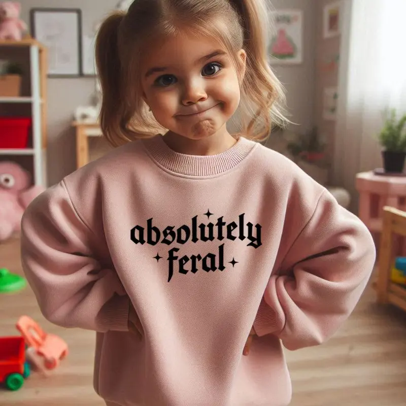 Absolutely Feral Kids Sweatshirt 0