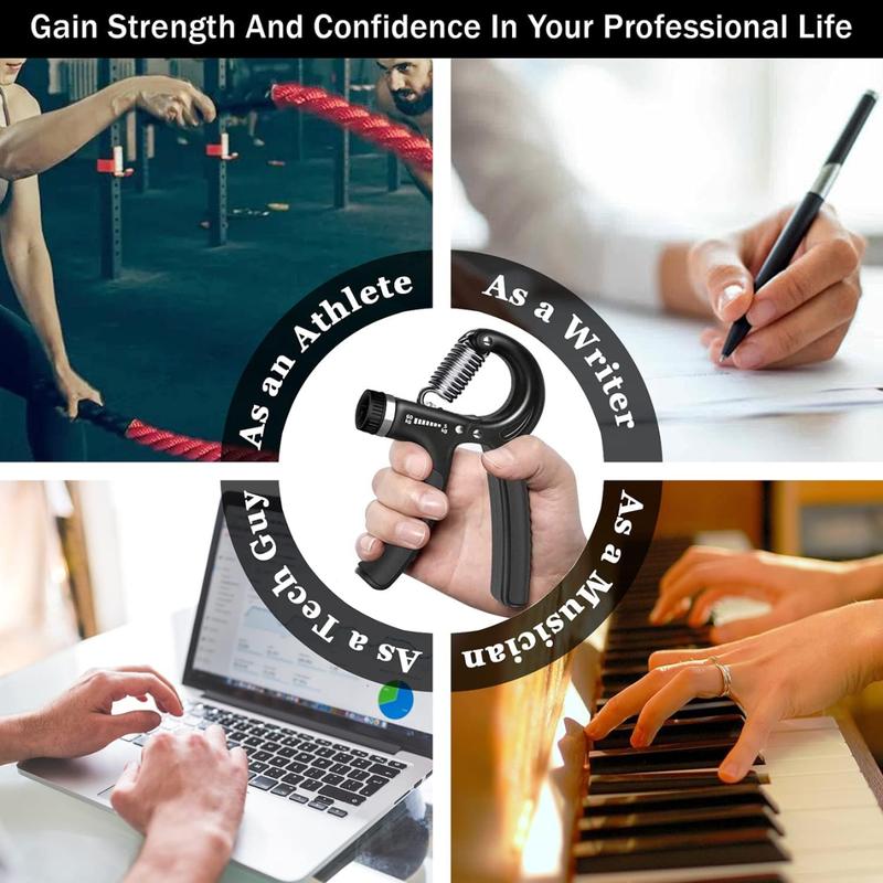 Hand Grip Strengthener 5-60 kg Resistance Stainless Steel Springs 3