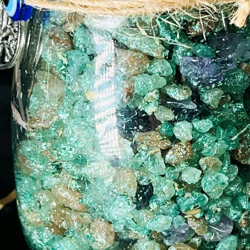 Spiritual Sizzlers-Sage scented With Crystals 1