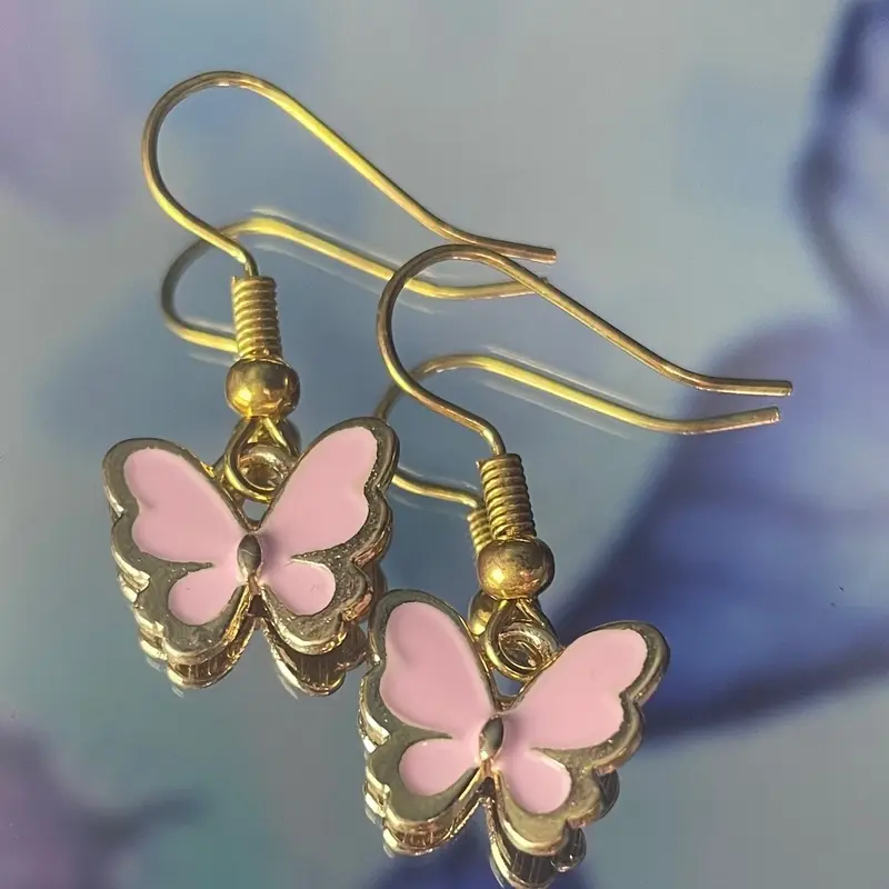 Colourful Butterfly Earrings 2