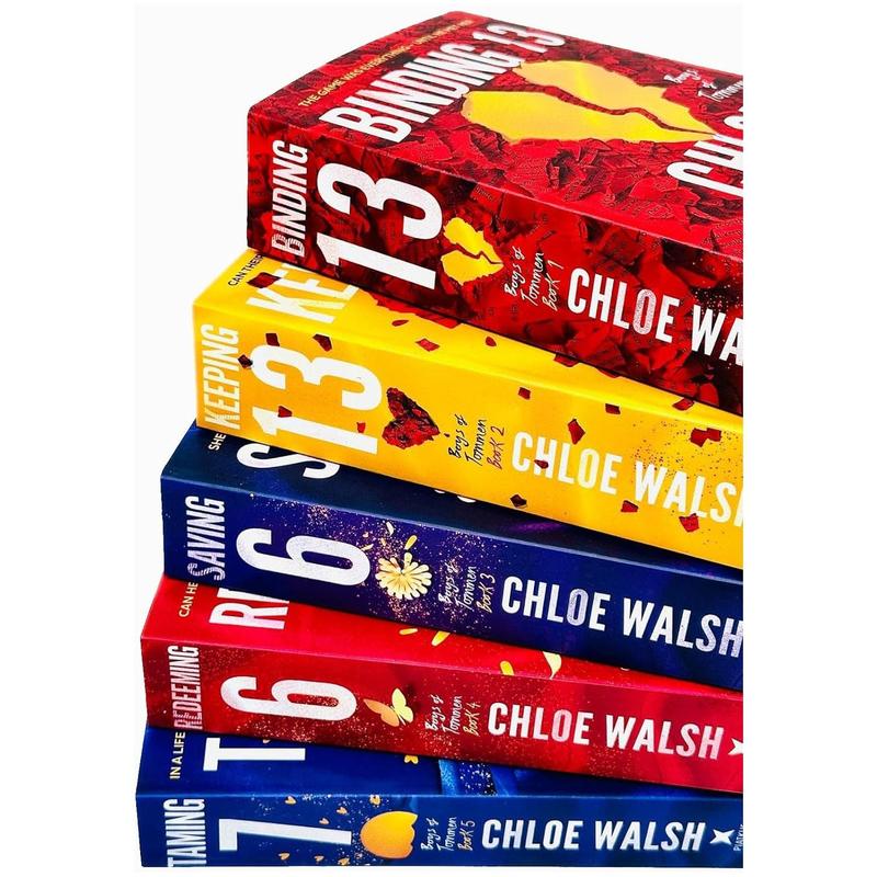 Boys of Tommen Series 5 Books Collection Set By Chloe Walsh (Binding 13, Keeping 13, Saving 6, Redeeming 6 & Taming 7) 2