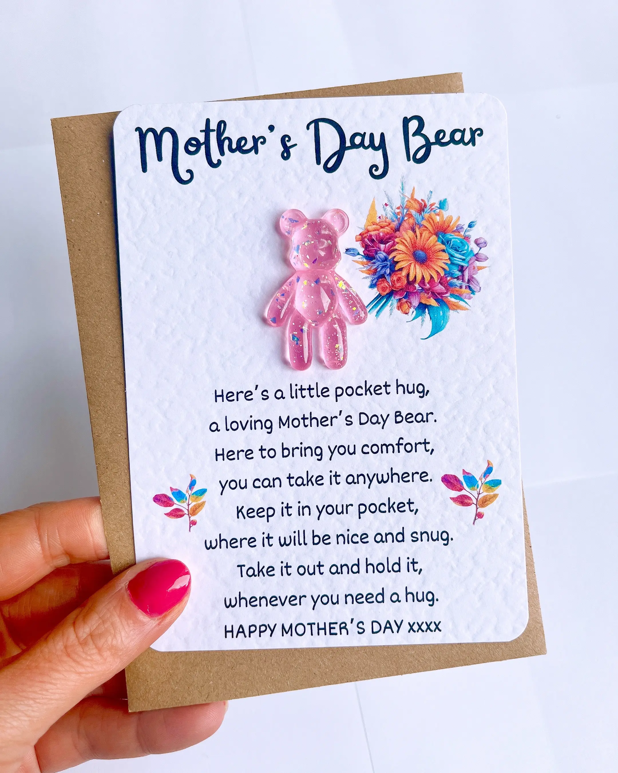 Mothers Day Keepsake Bear - Gift Present Ideas Mum