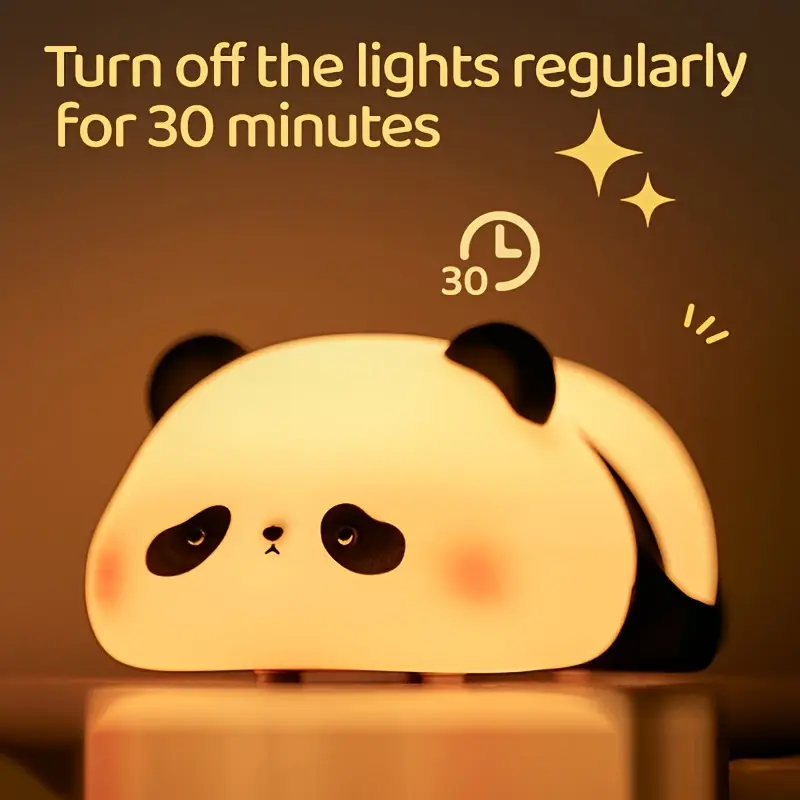 Fatda gift silicone pat pat light LED bedside lamp Christmas pat pat silicone night light USB rechargeable soft light sleep companion sensor three levels of brightness can be set to automatically turn off the light male and female 5