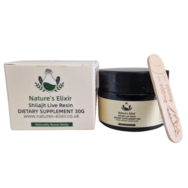 Nature's Elixir Raw Shilajit Resin 30g 50% Fulvic Acid 3