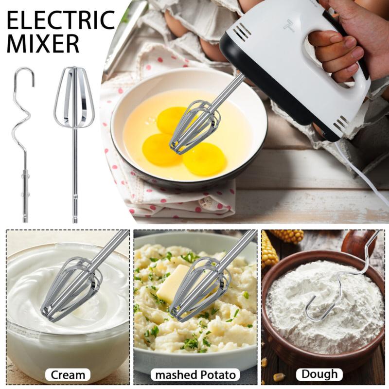 7 Speed Electric Hand Hero Mixer Electronic Handheld Whisk Food Blender Egg Cake 5