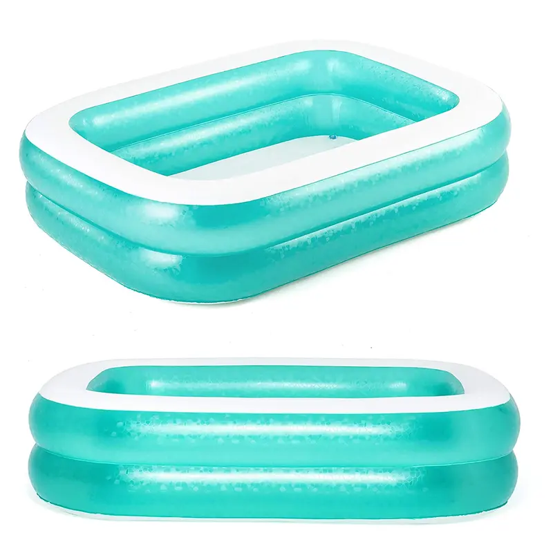 6.5FT BESTWAY INFLATABLE FAMILY PATIO GARDEN RECTANGULAR PADDLING SWIMMING POOL 5