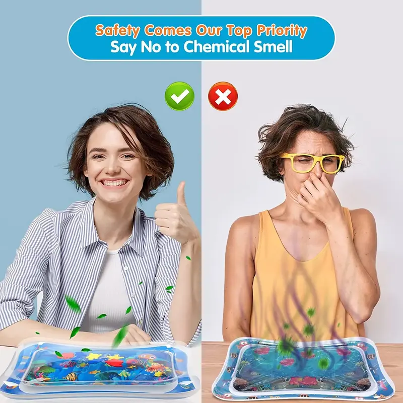 Creative Baby Water Play Mat,Montessori Early educational toys Inflatable kids for Infants Toddlers Baby Toys for 3~24 Months 3
