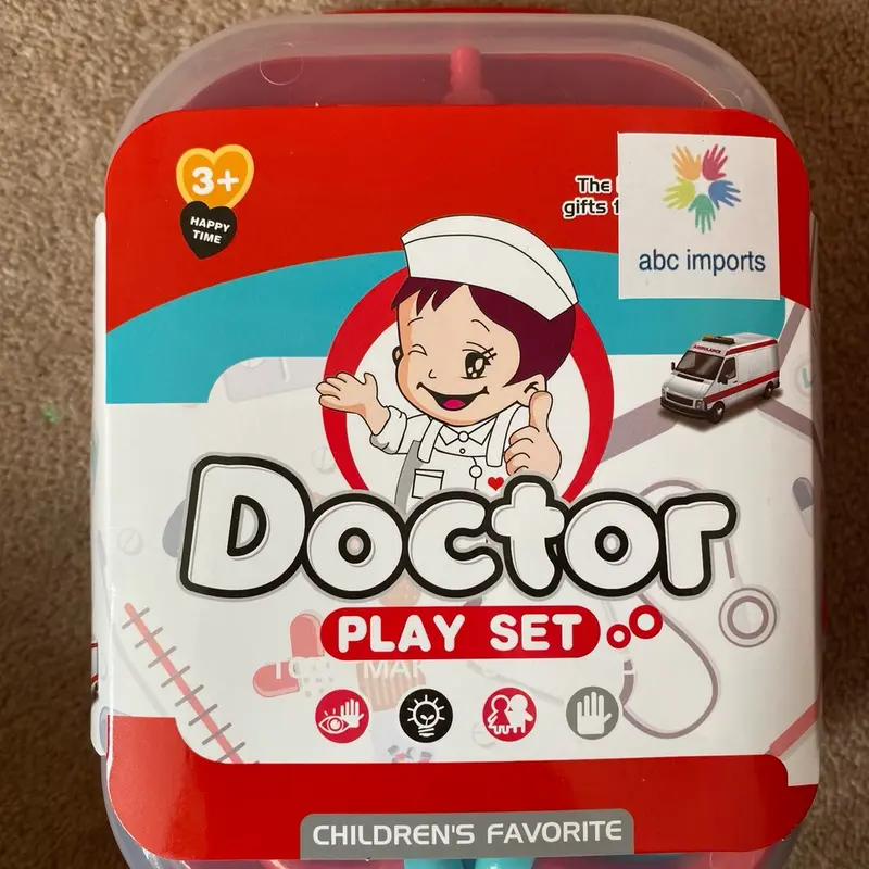 Doctors set pretend play role play 10 pcs kids play set unisex kids birthday gift toy 0