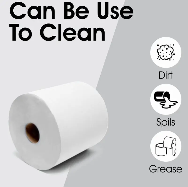 150M Silverstar Toros Pure White 2-Ply Centrefeed Rolls Pack of 6 - 150m Each Rolls for Cleaning & Hygiene - Wipes, Toilet 2