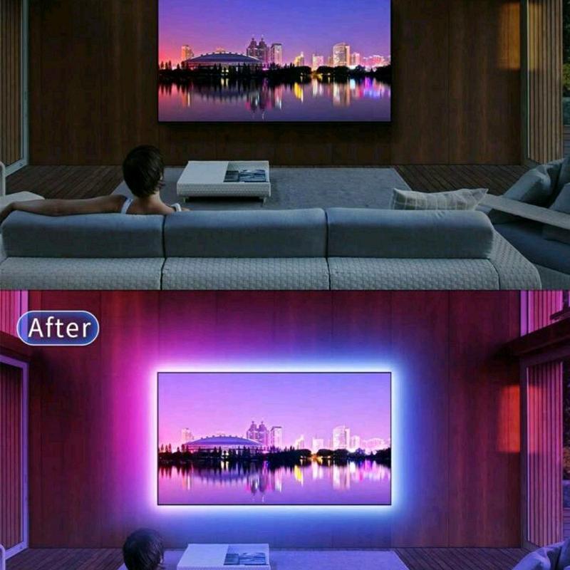 1PC TV Light Strip, Music Sync LED TV Backlight, led strip lights, LED TV Light With BT Function - RGB Color Changing Light Strip For Home Theater Arsenal led  Indoor and outdoor lighting strips smart rope 4