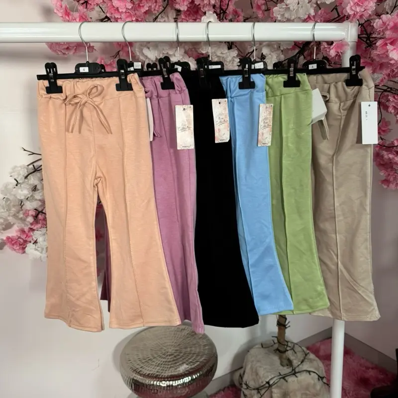 [OSCK] Girls Tapered Faux Cord Flare Trousers