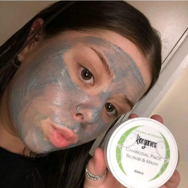 [KORGANICS] Hyperpigmentation Skincare Bundle - Moisturizer, Serum, Mask, Charcoal Face Scrub, Turmeric Skin Repair, Fragrance-Free Eye Gel Niacinamide Facial Oil Comfort 2