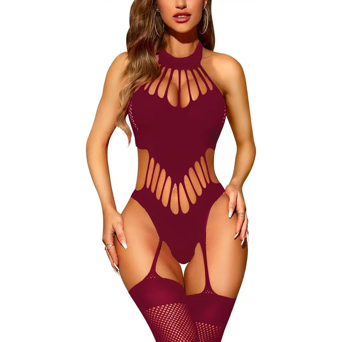 Women Fishnet Bodysuit Bodystocking Lingerie for Women Naughty Sexy Tights Outfits