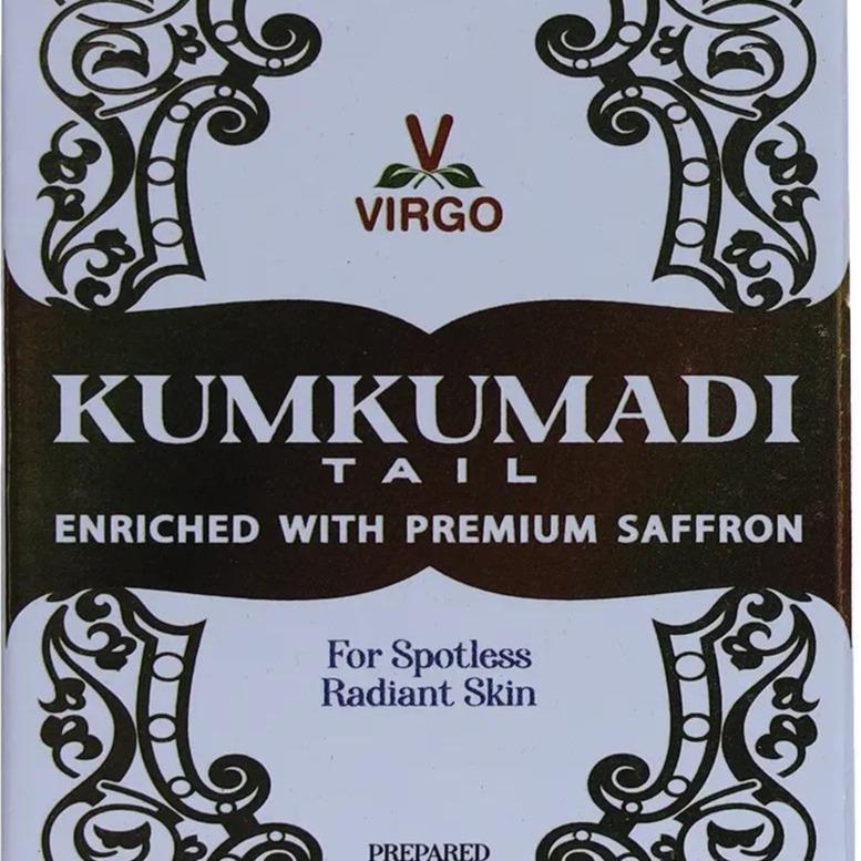 Virgo Ayurveda Natural Kumkumadi Oil Pure Saffron Herbal Made for Face & Skin Oil with Premium Saffron Herbal Made for Face & Skin 25ml - Early age wrinkles | Black spots | Pimples | Dull Skin | Uneven skin tone Skincare Moisturize Moisturizing 6