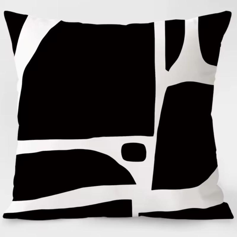 Simple Feministic Geometric Pillowcases for a Stylish Bedroom 3