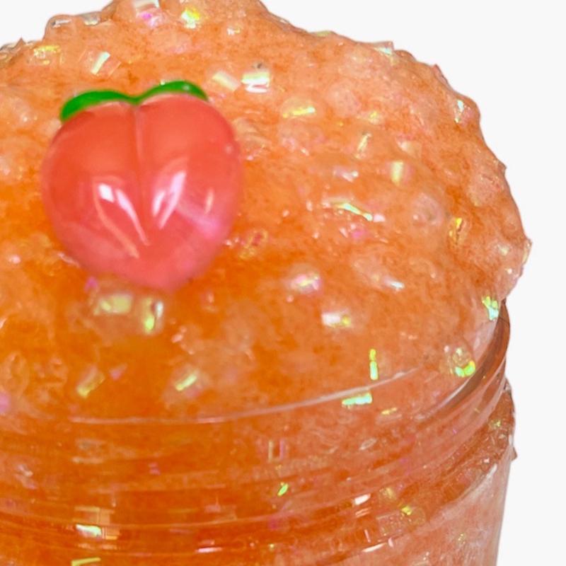 Just Peachy Bingsu Bead Slime Birthday Gift Present sensory toy Stress Relief Crunchy stressrelief toys 1