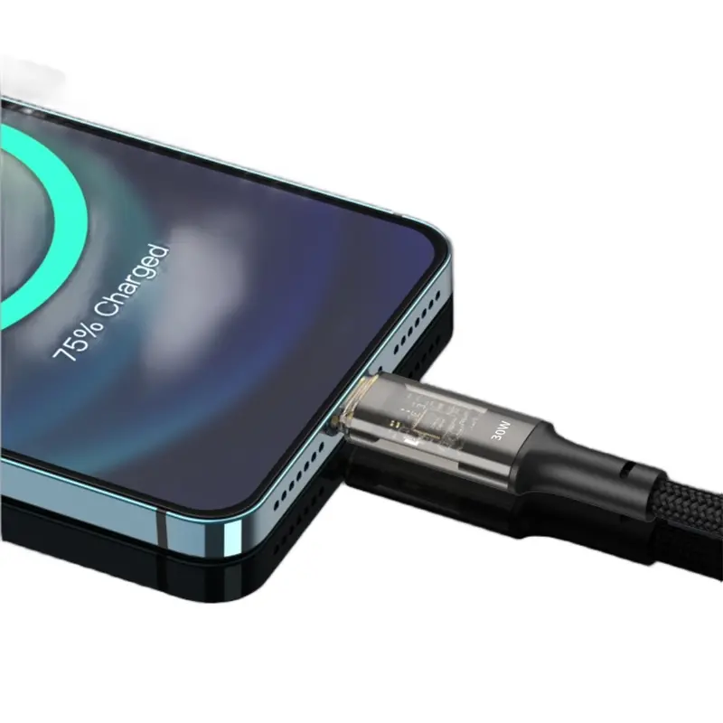 Automatic power off 240w cabel For iPhone15 15 Pro Max 15 PLUS Data Charging Lead Wire USB TYPE C TO USB TYPEC Smartphone Cellphone Charger Electronic Mobile 1
