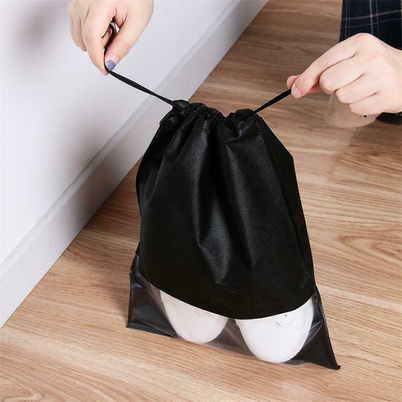 20X Large Portable Shoes Bag Travel Storage Pouch Drawstring Dust Bags Non-Woven 6